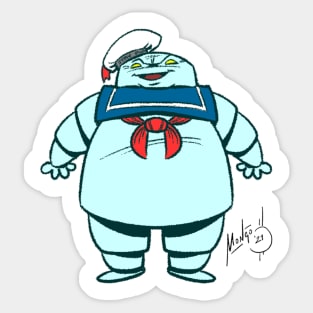 "Mr. Stay Puft Marshmallow Man" Sticker